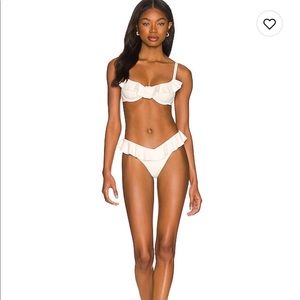 Weworewhat ruffle bikini set